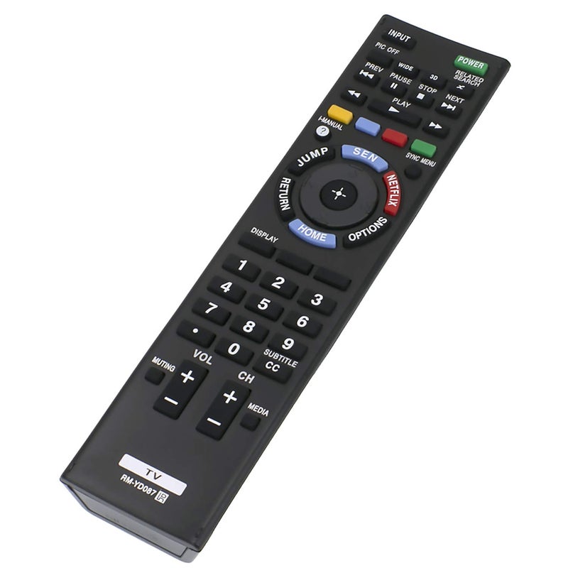 Beyution RM-YD087 RMYD087 Remote Control fit for Sony 3D Bravia LCD LED HDTV TV XBR-55X850A XBR-55X850AX XBR-55X855A XBR-55X900A XBR-55X900AX XBR-55X905A XBR-65X850A XBR-65X850AX XBR-65X900A (149198711) - Image 2